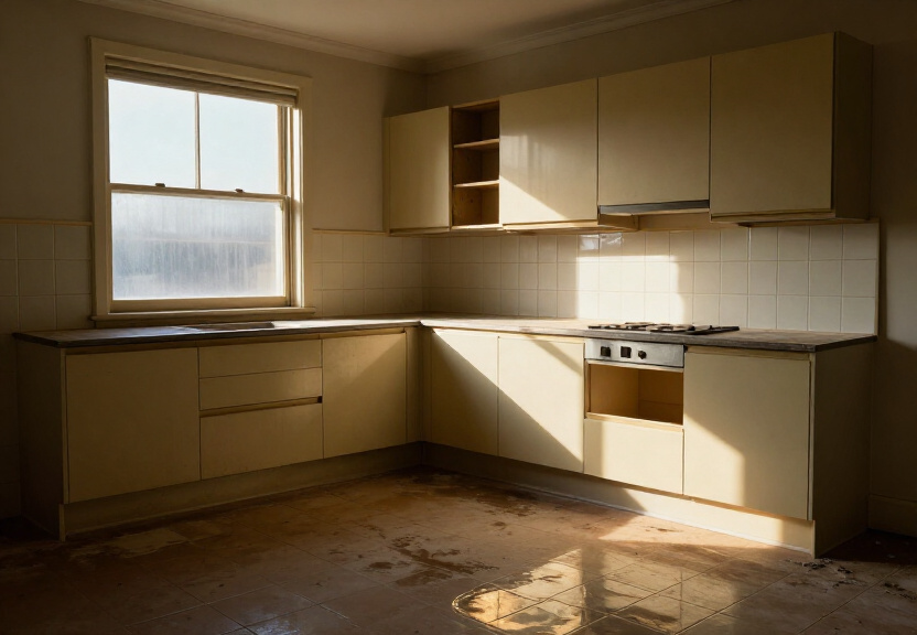 Restored office in Port Botany after flood restoration
